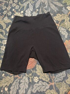 Aeerie Black Women’s High-Waist biker Shorts